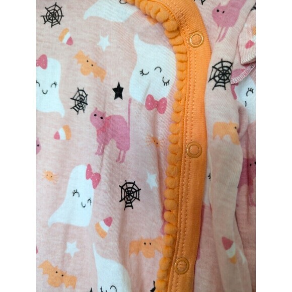 Modern Kids Halloween Sleepwear Set 24 Months Pink Ghosts - Picture 5 of 9
